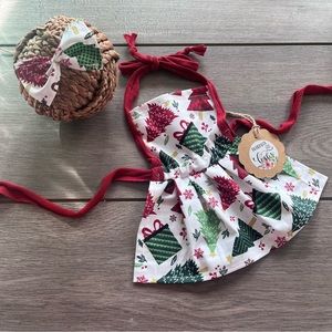 Newborn Apron Photography Props Holiday Christmas NWT Baby Girls Reborn Dolls